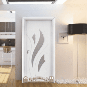 Интериорна HDF врата 033 Бяла