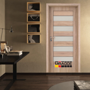 Интериорна врата Gradde серия Aaven Glas Дъб Вераде