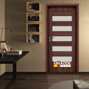 Интериорна врата Gradde серия Aaven Glas Шведски Дъб